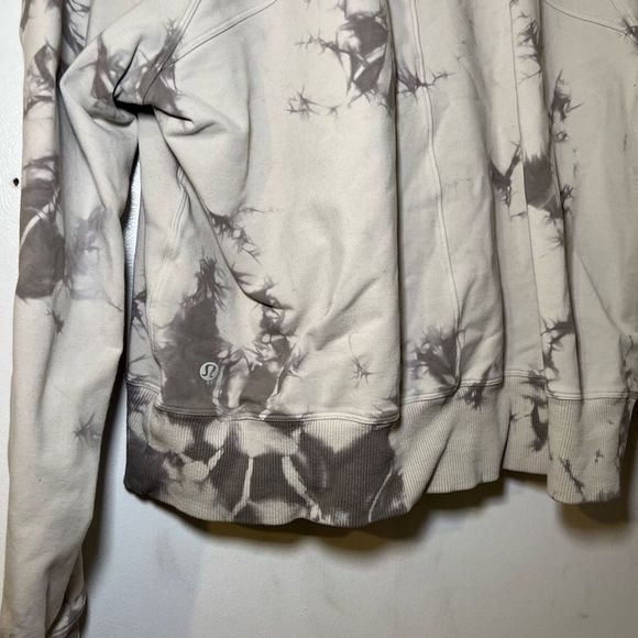 Lululemon It’s A Wash Long Sleeve Pullover Tie Dye Sweatshirt Cropped Sweatshirt - Picture 8 of 12